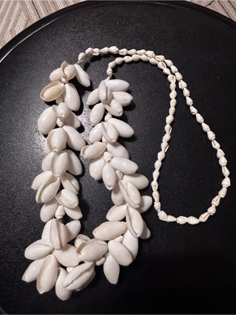 Vintage Beachy‎ Chunky Shell Cluster Necklace Boho Mermaidcore